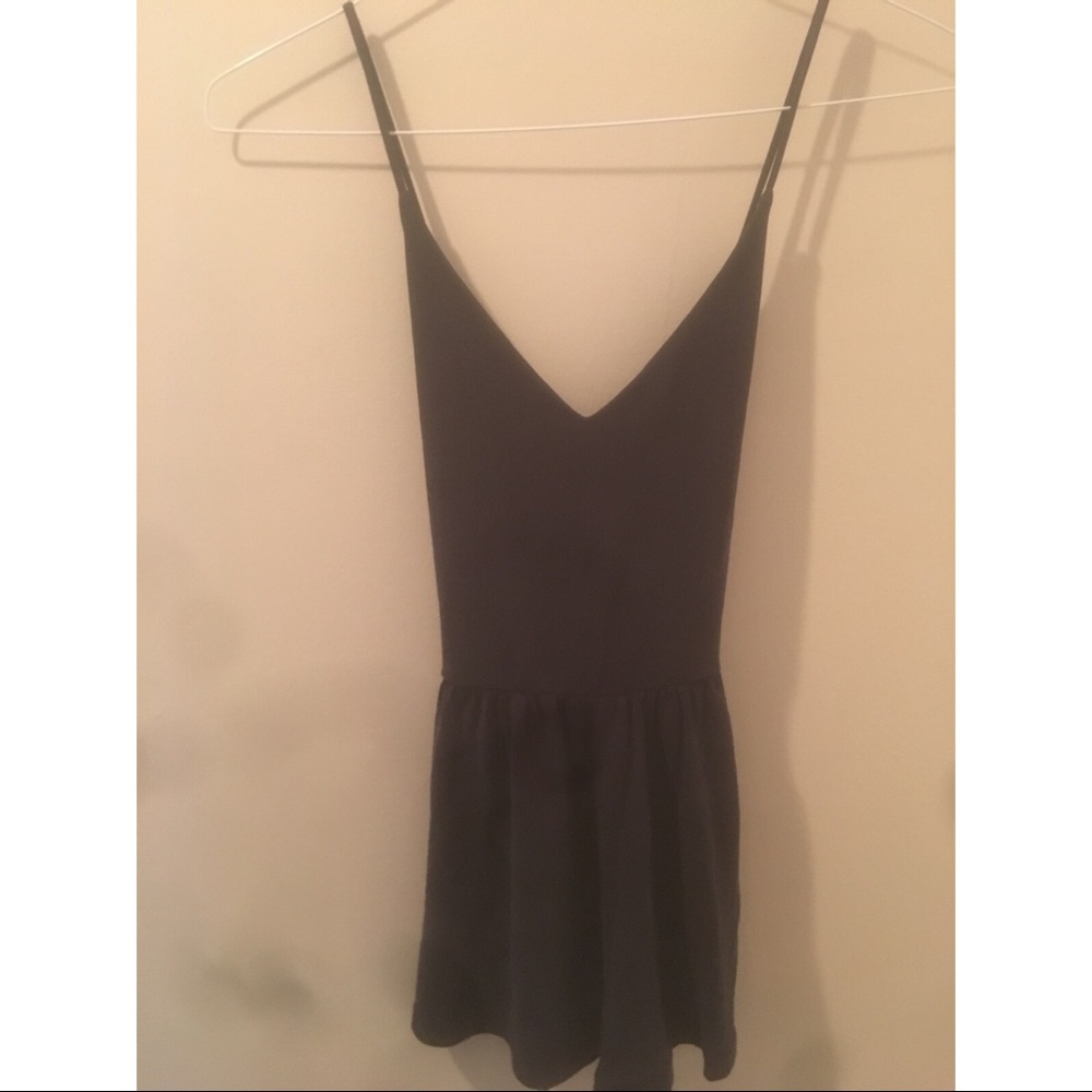 Charcoal Grey Romper